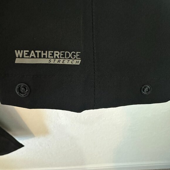 Eddie Bauer M Cloud Cap Stretch Rain Pants Black Waterproof Outer Layer - Picture 3 of 9